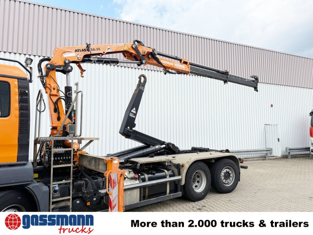 MAN TGS 28.440 6x2-4 BL, Lenk-/Liftachse, Kran Atlas - Camion ampliroll, Camion grue: photos 2 MAN TGS 28.440 6x2-4 BL, Lenk-/Liftachse, Kran Atlas - Camion ampliroll, Camion grue: photos 2