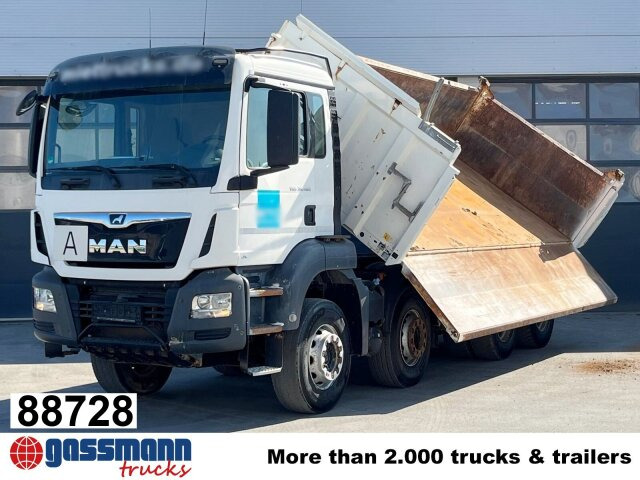 MAN TGS 35.460 8X4 BB, Meiller Bordmatik 13m³ - Camion benne: photos 1 MAN TGS 35.460 8X4 BB, Meiller Bordmatik 13m³ - Camion benne: photos 1