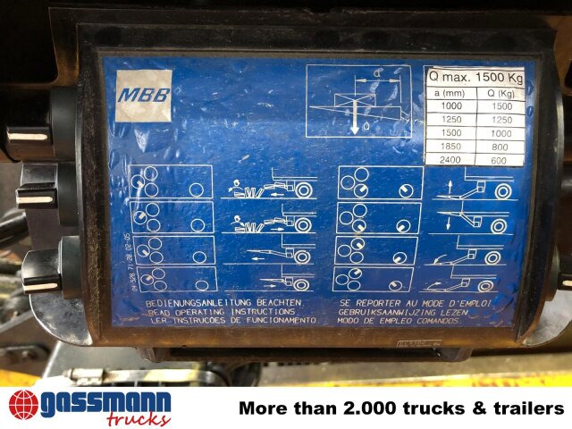 MBB 1500KUZF Ladebordwand unterfaltbar, 1,5t - Hayon élévateur pour Camion: photos 3 MBB 1500KUZF Ladebordwand unterfaltbar, 1,5t - Hayon élévateur pour Camion: photos 3