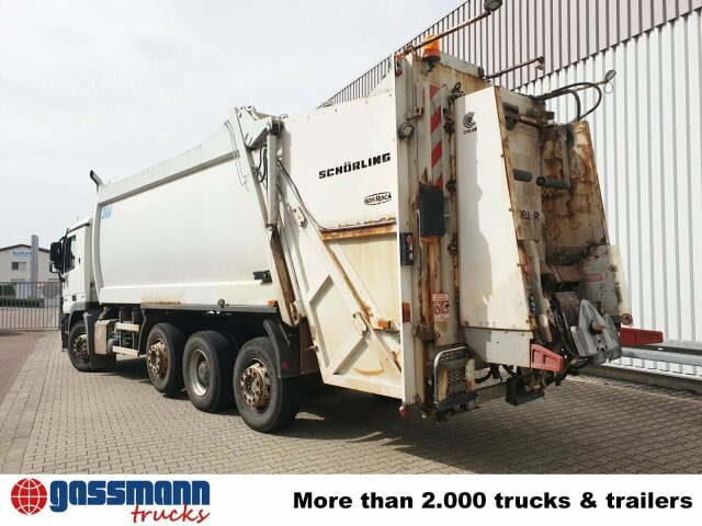 Benne à ordures ménagères pour transport de déchets Mercedes-Benz Actros 3236 L 8x2/6, 2x Lenkachse, Schörling: photos 9