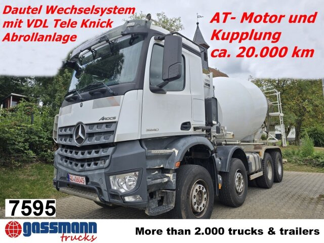 Mercedes-Benz Arocs 3240 8x4, 9 cbm Liebherr HTM 904 F - Camion malaxeur: photos 1 Mercedes-Benz Arocs 3240 8x4, 9 cbm Liebherr HTM 904 F - Camion malaxeur: photos 1