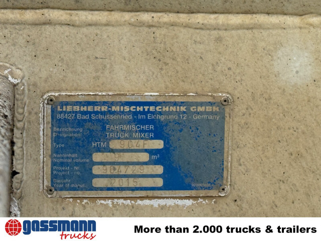 Mercedes-Benz Arocs 3240 8x4,Betonmischer Liebherr HTM 904F - Camion malaxeur: photos 4 Mercedes-Benz Arocs 3240 8x4,Betonmischer Liebherr HTM 904F - Camion malaxeur: photos 4