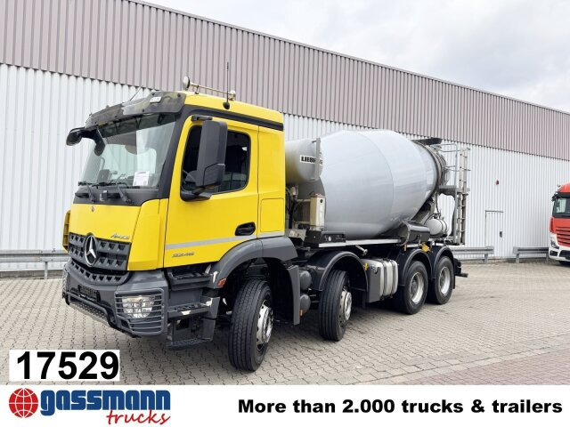 Mercedes-Benz Arocs 3246 B 8x4/4, Liebherr HTM 905 Mischer, - Camion malaxeur: photos 1 Mercedes-Benz Arocs 3246 B 8x4/4, Liebherr HTM 905 Mischer, - Camion malaxeur: photos 1