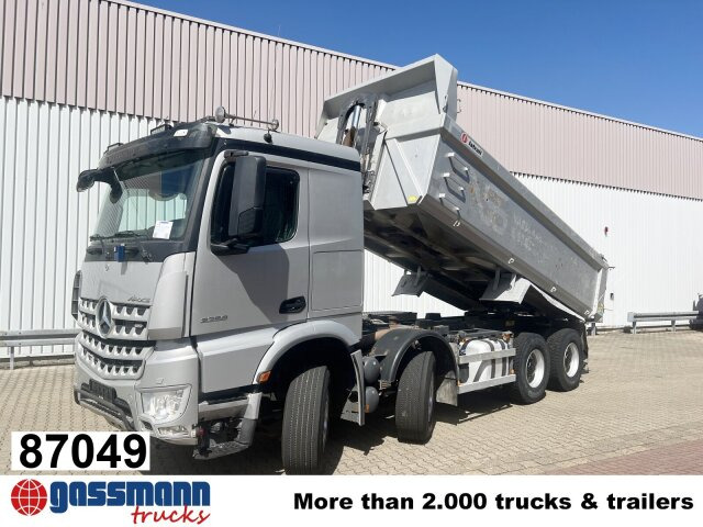 Mercedes-Benz Arocs 3251 K 8x4/4, Retarder, Stahlmulde ca. - Tombereau: photos 1 Mercedes-Benz Arocs 3251 K 8x4/4, Retarder, Stahlmulde ca. - Tombereau: photos 1