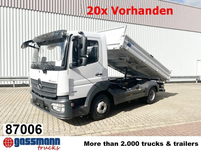 Mercedes-Benz Atego 818/23 K 4x2, 2x AHK, Meiller-Kipper, - Camion benne: photos 1 Mercedes-Benz Atego 818/23 K 4x2, 2x AHK, Meiller-Kipper, - Camion benne: photos 1