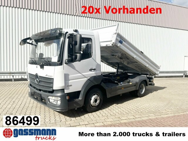 Mercedes-Benz Atego 818 K 4x2, 2x AHK, Meiller-Kipper, - Camion benne: photos 1 Mercedes-Benz Atego 818 K 4x2, 2x AHK, Meiller-Kipper, - Camion benne: photos 1