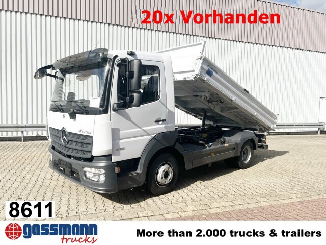 Mercedes-Benz Atego 818 K 4x2, 2x AHK, Meiller-Kipper, - Camion benne: photos 1 Mercedes-Benz Atego 818 K 4x2, 2x AHK, Meiller-Kipper, - Camion benne: photos 1