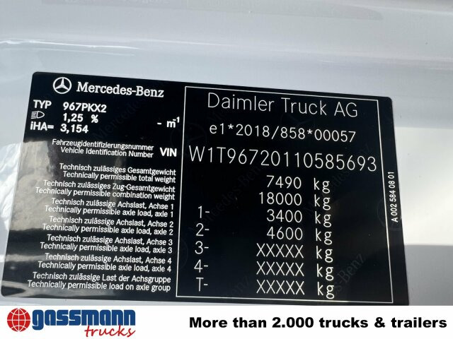 Mercedes-Benz Atego 818 K 4x2, Meiller-Kipper, mehrfach - Camion benne: photos 2 Mercedes-Benz Atego 818 K 4x2, Meiller-Kipper, mehrfach - Camion benne: photos 2