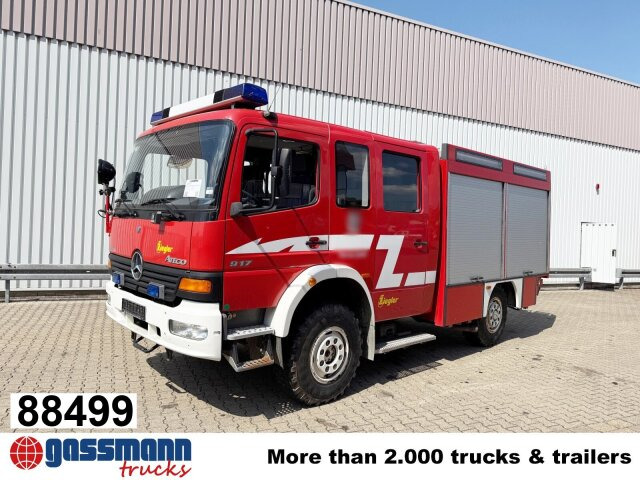 Mercedes-Benz Atego 917 4x4, LF 10, Einzelbereifung, AT-Motor - Camion de pompier: photos 1 Mercedes-Benz Atego 917 4x4, LF 10, Einzelbereifung, AT-Motor - Camion de pompier: photos 1