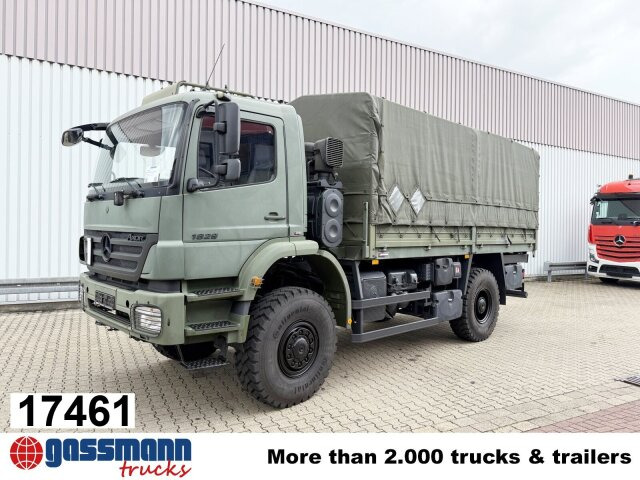 Mercedes-Benz Axor 1829 A 4x4, Ex- - Camion plateau: photos 1 Mercedes-Benz Axor 1829 A 4x4, Ex- - Camion plateau: photos 1