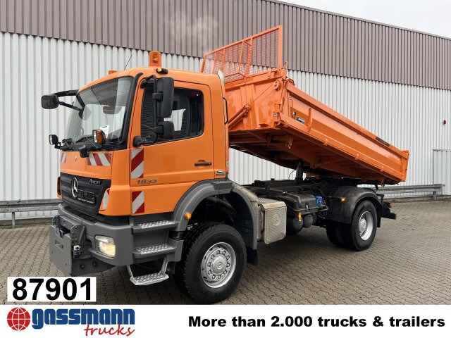 Mercedes-Benz Axor 1833 AK 4x4, Winterdienstausstattung - Camion benne: photos 1 Mercedes-Benz Axor 1833 AK 4x4, Winterdienstausstattung - Camion benne: photos 1