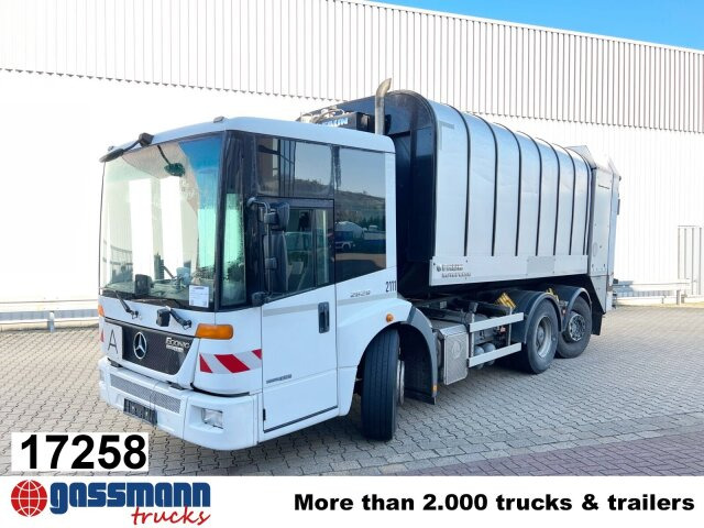 Mercedes-Benz Econic 2629 LL 6x2/4 NLA, EEV, Lenkachse, FAUN - Benne à ordures ménagères: photos 1 Mercedes-Benz Econic 2629 LL 6x2/4 NLA, EEV, Lenkachse, FAUN - Benne à ordures ménagères: photos 1