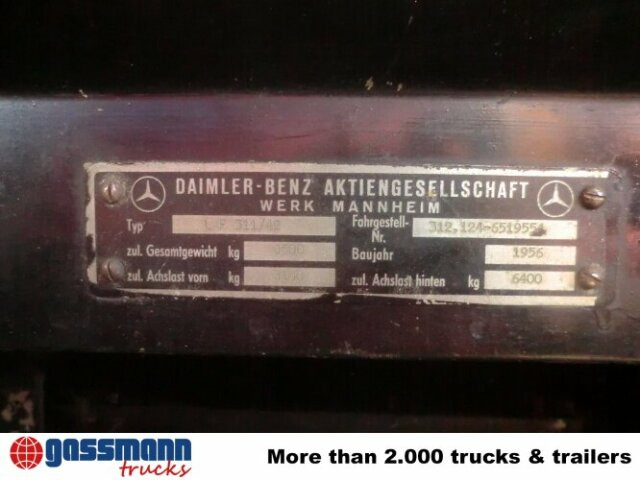 Mercedes-Benz LAF 311 4x4 LF16, Feuerwehr - Camion de pompier: photos 3 Mercedes-Benz LAF 311 4x4 LF16, Feuerwehr - Camion de pompier: photos 3