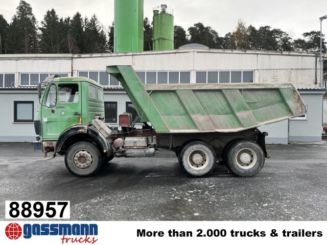 Mercedes-Benz NG 2628 K 6x4, V8, MEILLER Stahlmulde ca. 10³ - Tombereau: photos 1 Mercedes-Benz NG 2628 K 6x4, V8, MEILLER Stahlmulde ca. 10³ - Tombereau: photos 1