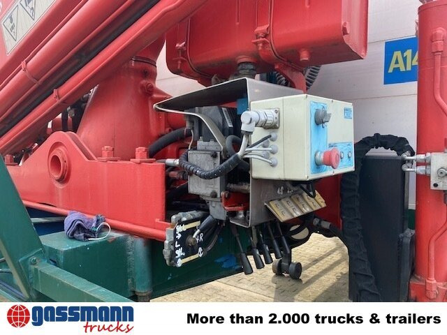 SCHELLING 504 H 22 mit Kran Ferrari 708, 7m/t - Semi-remorque plateau: photos 3 SCHELLING 504 H 22 mit Kran Ferrari 708, 7m/t - Semi-remorque plateau: photos 3