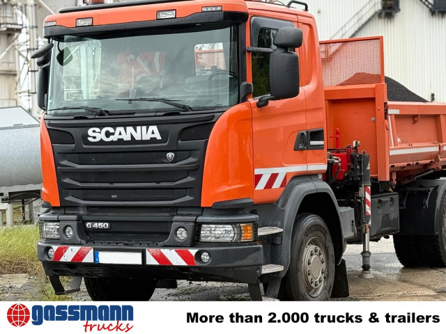 Scania G 450 4x2, Bordmatik, Kran Fassi F185A.2.24, - Camion benne, Camion grue: photos 2 Scania G 450 4x2, Bordmatik, Kran Fassi F185A.2.24, - Camion benne, Camion grue: photos 2