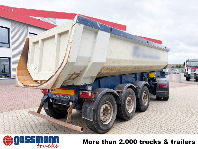 Semi-remorque benne Schwarzmüller HKS 3/E-S1, Liftachse, Stahlmulde, ca. 25m³: photos 6