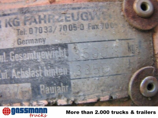 TTS-3,5 mit Auffahrrampe - Remorque porte-engin surbaissée: photos 2 TTS-3,5 mit Auffahrrampe - Remorque porte-engin surbaissée: photos 2