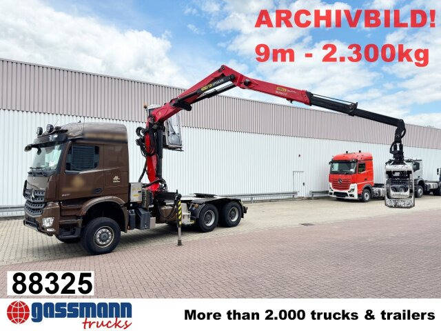 Mercedes-Benz Arocs 3351 LS 6x6, Grounder, MirrorCam, Navi, - Tracteur routier: photos 1 Mercedes-Benz Arocs 3351 LS 6x6, Grounder, MirrorCam, Navi, - Tracteur routier: photos 1