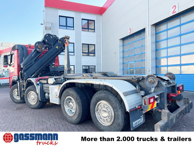 Volvo FM 460 8x2-6, Lenk-/Liftachse, Kran HMF 2020-K4, - Camion ampliroll, Camion grue: photos 2 Volvo FM 460 8x2-6, Lenk-/Liftachse, Kran HMF 2020-K4, - Camion ampliroll, Camion grue: photos 2