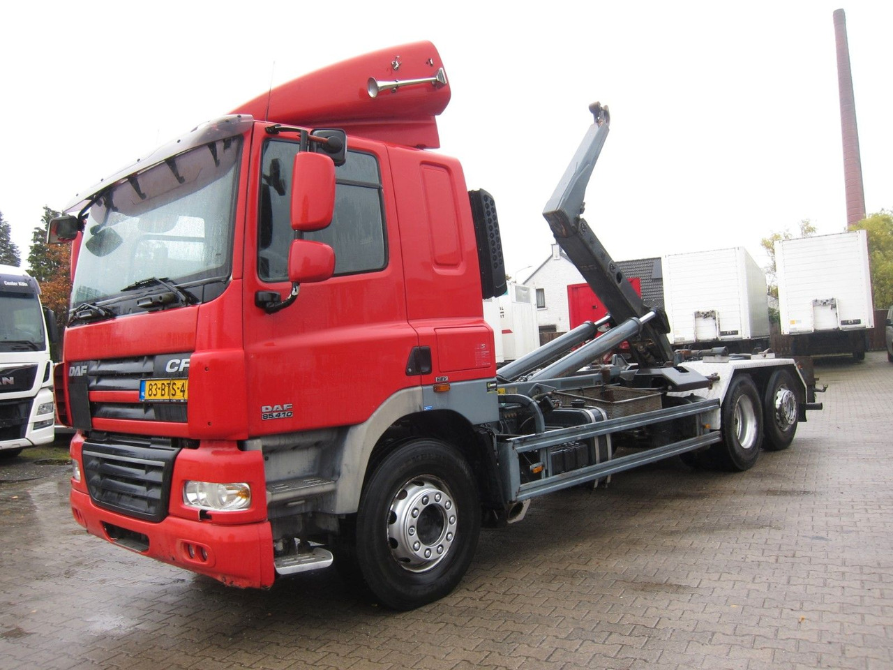 DAF CF 85 410 6X2*4 Meiller Haken Manual Retarder - Camion ampliroll: photos 2 DAF CF 85 410 6X2*4 Meiller Haken Manual Retarder - Camion ampliroll: photos 2