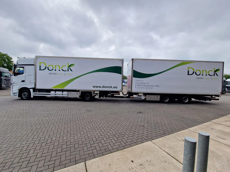 Mercedes-Benz Actros 1942 4x2 - Box with Loadlift - Full air + Pacton Trailer Loadlift - Heating system - Camion fourgon: photos 4 Mercedes-Benz Actros 1942 4x2 - Box with Loadlift - Full air + Pacton Trailer Loadlift - Heating system - Camion fourgon: photos 4