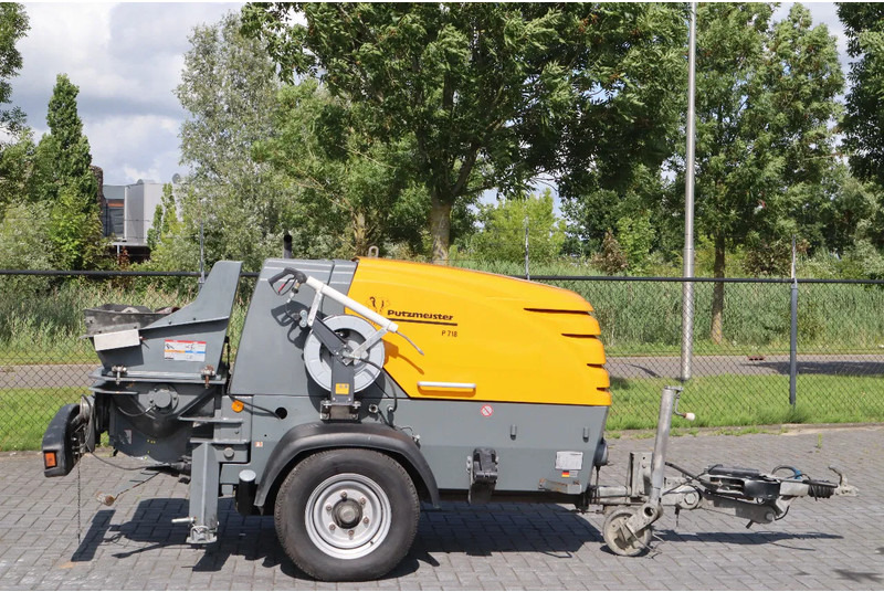 Putzmeister P718 TD | CONCRETE PUMP | LOW HOURS - Pompe à béton stationnaire: photos 1 Putzmeister P718 TD | CONCRETE PUMP | LOW HOURS - Pompe à béton stationnaire: photos 1