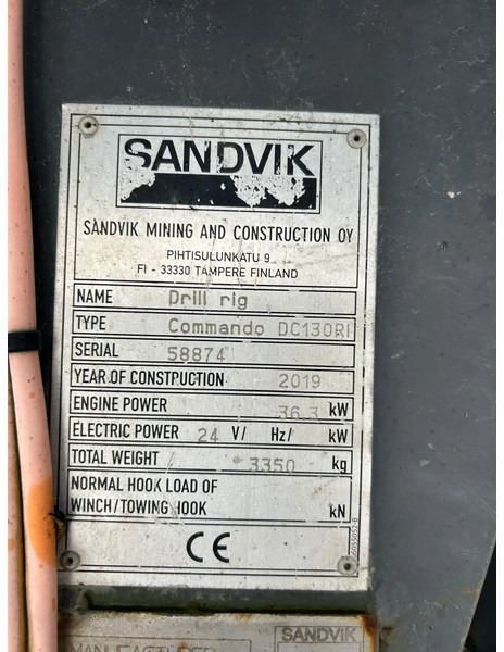 Foreuse Sandvik COMMANDO DC130 Ri | SURFACE DRILLING RIG | REMOTE: photos 20