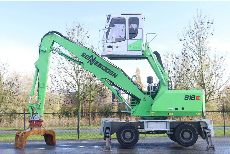 Sennebogen 818 E K9 ULM | SORTING GRAB | GOOD TIRES - Pelle sur pneus: photos 1 Sennebogen 818 E K9 ULM | SORTING GRAB | GOOD TIRES - Pelle sur pneus: photos 1