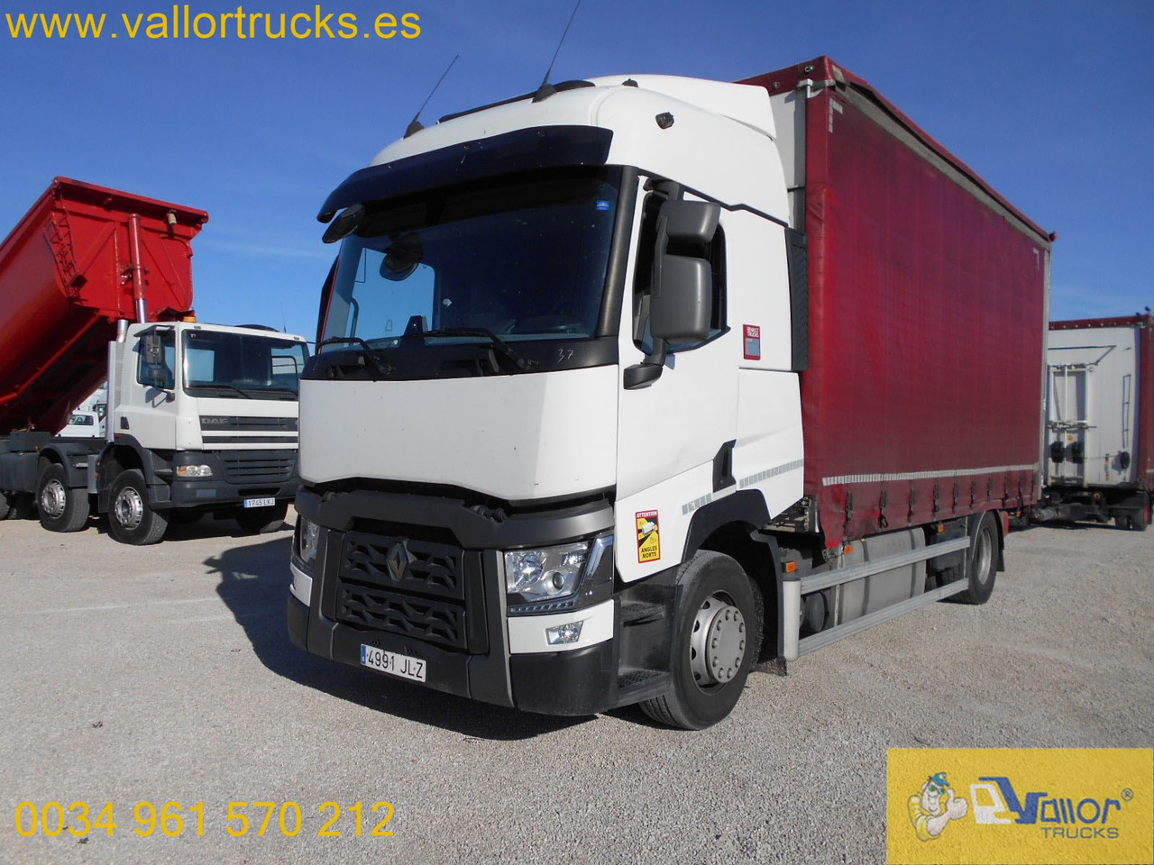 RENAULT T460 - Camion à rideaux coulissants: photos 1 RENAULT T460 - Camion à rideaux coulissants: photos 1