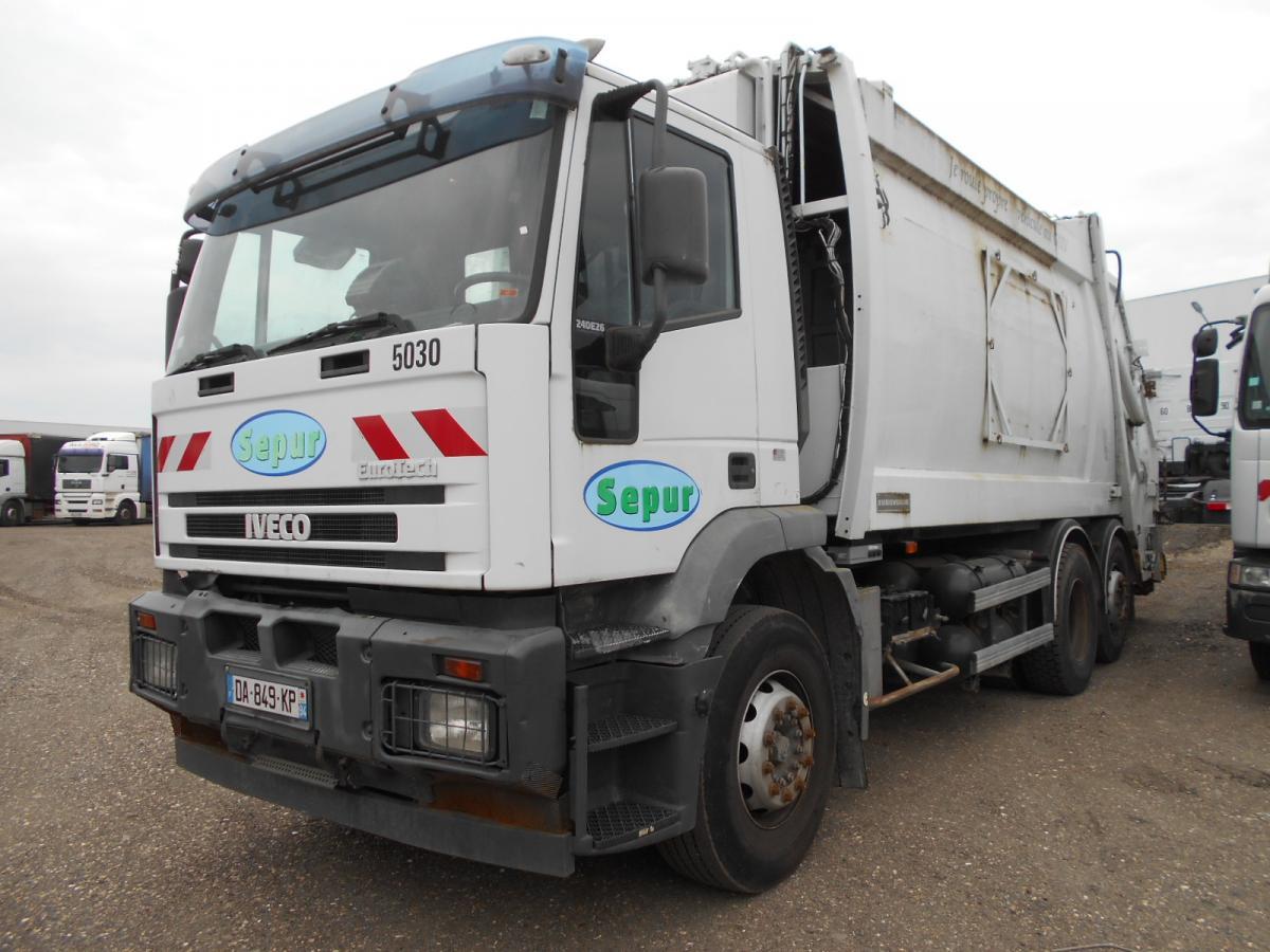 Iveco Eurotech 240E26 - Benne à ordures ménagères: photos 1 Iveco Eurotech 240E26 - Benne à ordures ménagères: photos 1