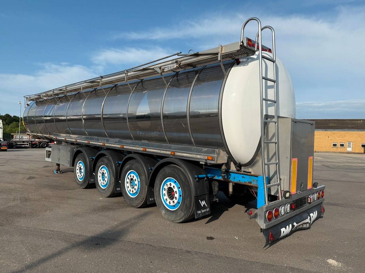 Burg VM Tarm 4 axle 33.000 L Vogelsang - Semi-remorque citerne: photos 4 Burg VM Tarm 4 axle 33.000 L Vogelsang - Semi-remorque citerne: photos 4