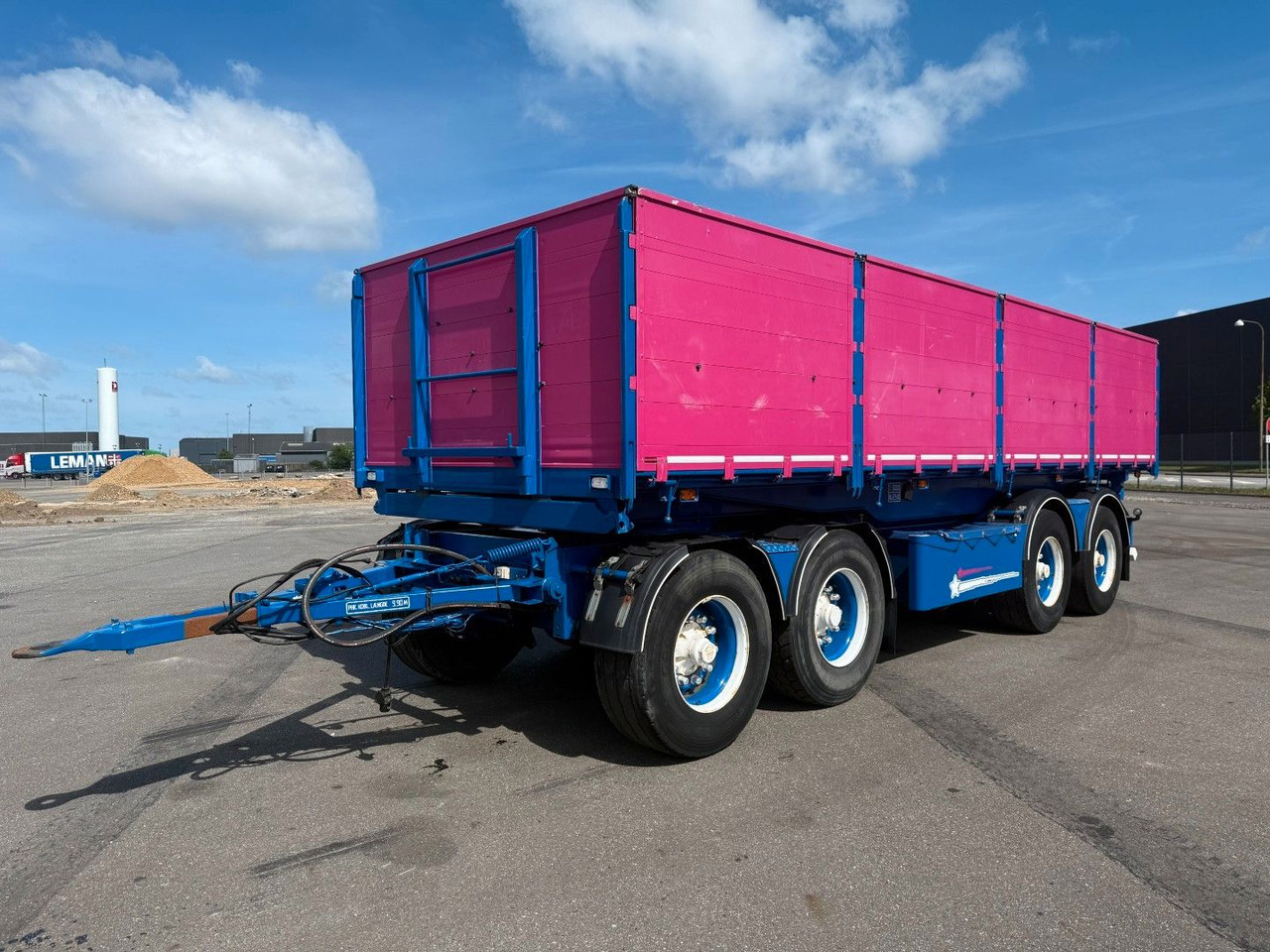 DAPA 30 t. 4 axle Tipper trailer / Kipper - Remorque benne: photos 3 DAPA 30 t. 4 axle Tipper trailer / Kipper - Remorque benne: photos 3