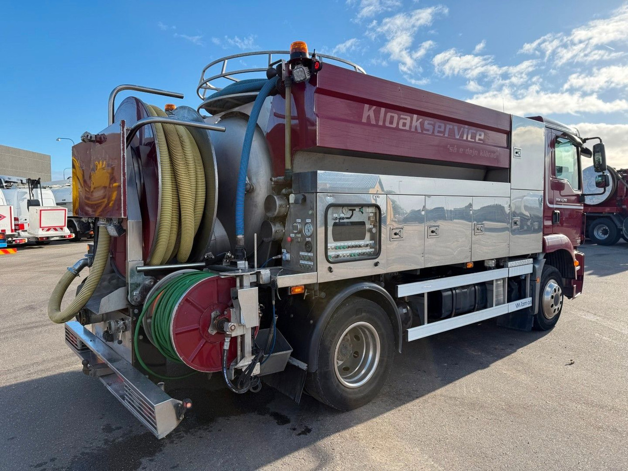 MAN TGM 14.250 VM-Tarm Stainless Steel 4000 l. Kombi - Camion hydrocureur: photos 3 MAN TGM 14.250 VM-Tarm Stainless Steel 4000 l. Kombi - Camion hydrocureur: photos 3