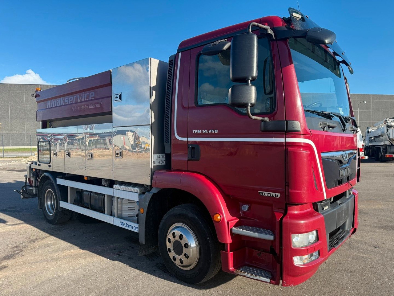 MAN TGM 14.250 VM-Tarm Stainless Steel 5600 l. Kombi - Camion hydrocureur: photos 2 MAN TGM 14.250 VM-Tarm Stainless Steel 5600 l. Kombi - Camion hydrocureur: photos 2