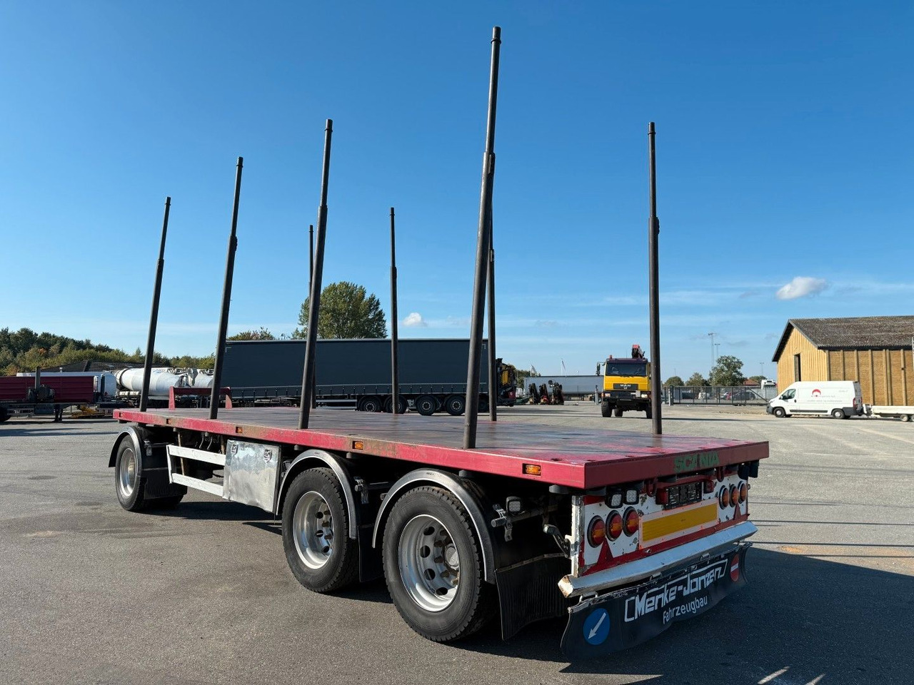 Menke-Janzen 24 t. 3 axle Woodtransport / Holztransport - Remorque grumier: photos 4 Menke-Janzen 24 t. 3 axle Woodtransport / Holztransport - Remorque grumier: photos 4