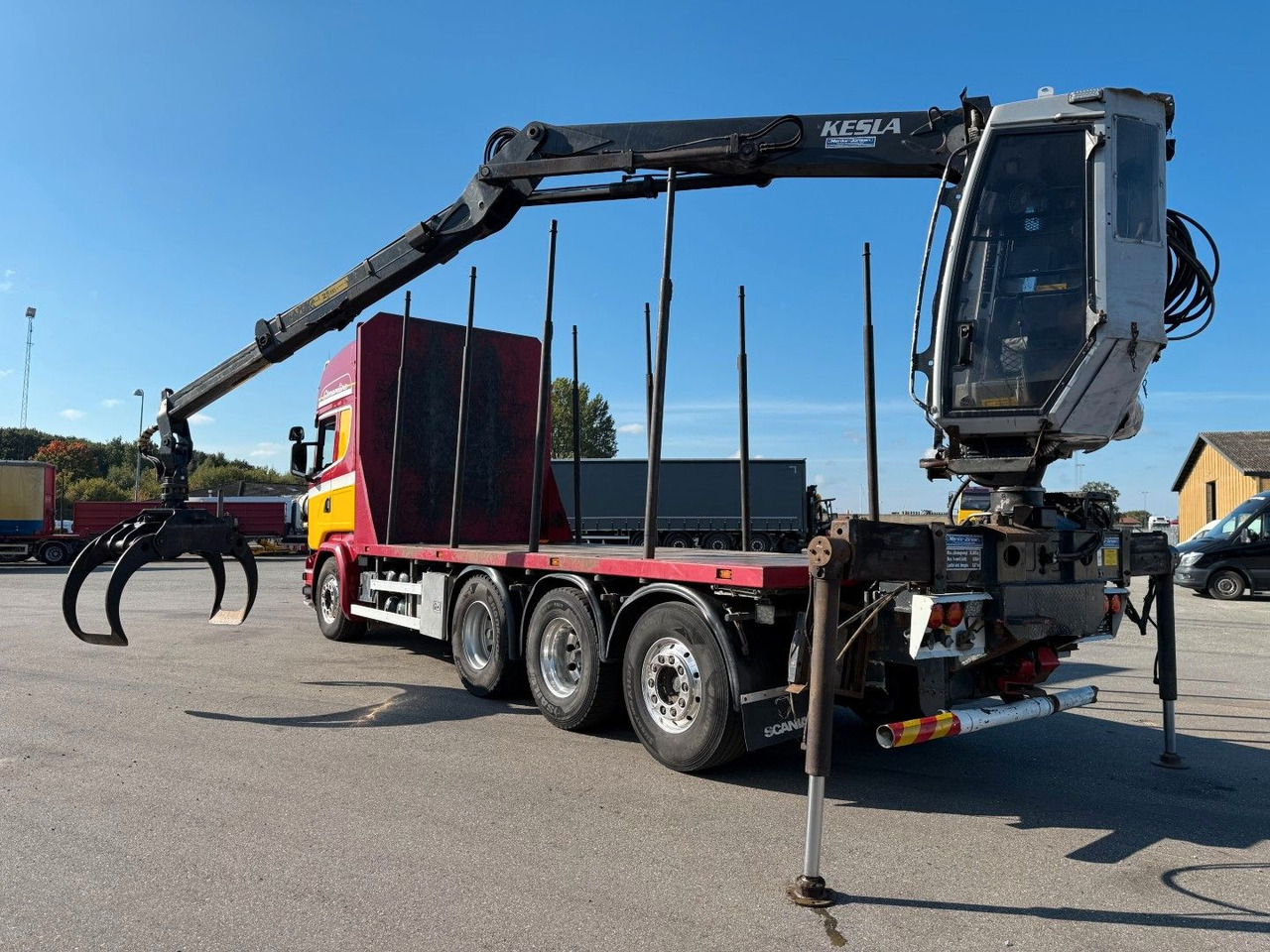Scania R580 V8 8x4*4 Crane Kesla 21127 / Woodtransport - Camion grue: photos 4 Scania R580 V8 8x4*4 Crane Kesla 21127 / Woodtransport - Camion grue: photos 4