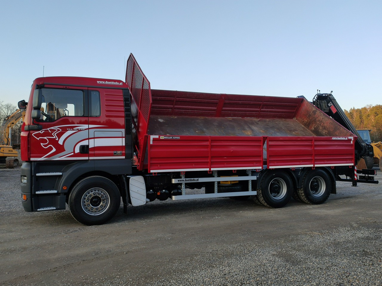 MAN Man 26.440 6x4 HDS HIAB 166 B-3 DUO Wywrotka Meiller 2-stronna - Camion benne, Camion grue: photos 2 MAN Man 26.440 6x4 HDS HIAB 166 B-3 DUO Wywrotka Meiller 2-stronna - Camion benne, Camion grue: photos 2