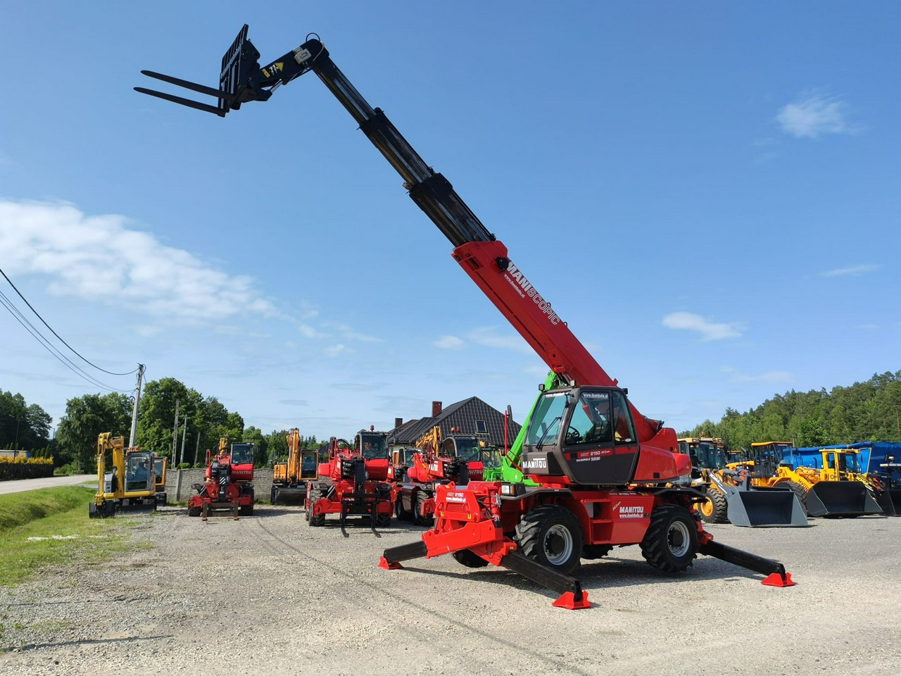Manitou MRT 2150 ROTO Ładowarka Teleskopowa Obrotowa 2550 1850 1840 - Chariot télescopique: photos 2 Manitou MRT 2150 ROTO Ładowarka Teleskopowa Obrotowa 2550 1850 1840 - Chariot télescopique: photos 2