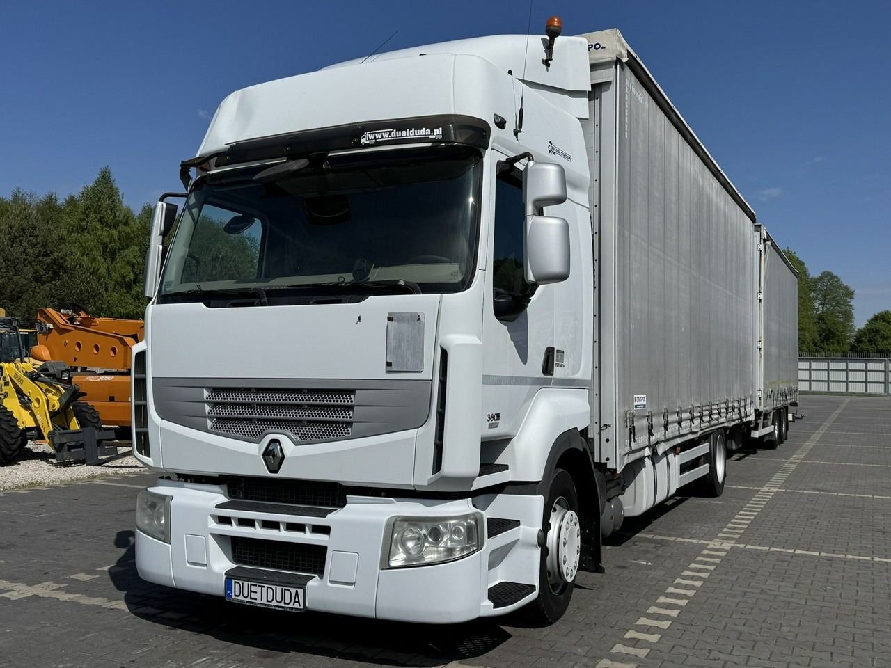 Renault Premium 380 DXi Euro 5 Firana 19 Palet Dach Zsuwany 18ton DMC - Camion à rideaux coulissants: photos 3 Renault Premium 380 DXi Euro 5 Firana 19 Palet Dach Zsuwany 18ton DMC - Camion à rideaux coulissants: photos 3