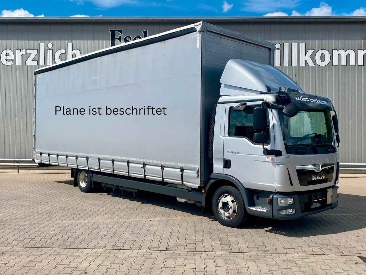 Camion à rideaux coulissants MAN TGL 8.220 I Pritsche Plane*Klima*2Tank*Automatik: photos 7