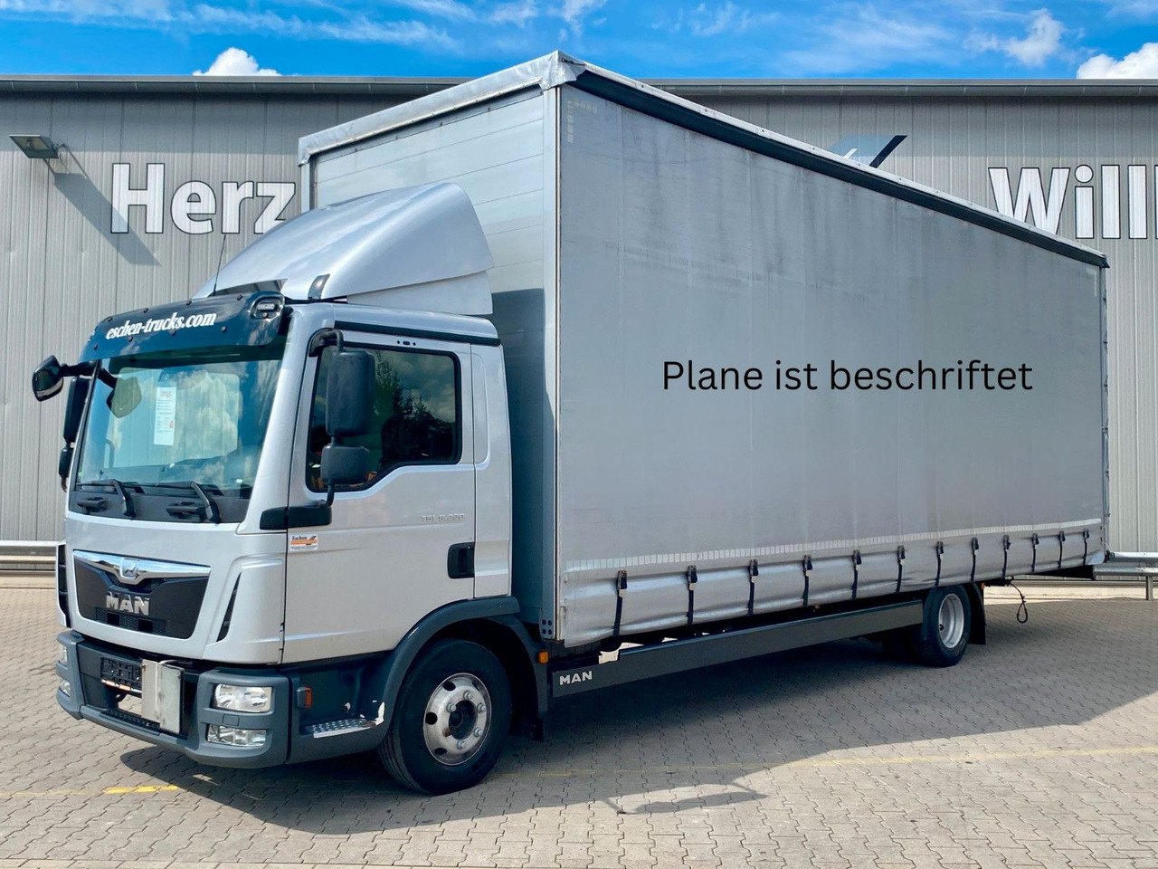 MAN TGL 8.220 I Pritsche Plane*Klima*2Tank*Automatik - Utilitaire rideaux coulissants (PLSC): photos 1 MAN TGL 8.220 I Pritsche Plane*Klima*2Tank*Automatik - Utilitaire rideaux coulissants (PLSC): photos 1