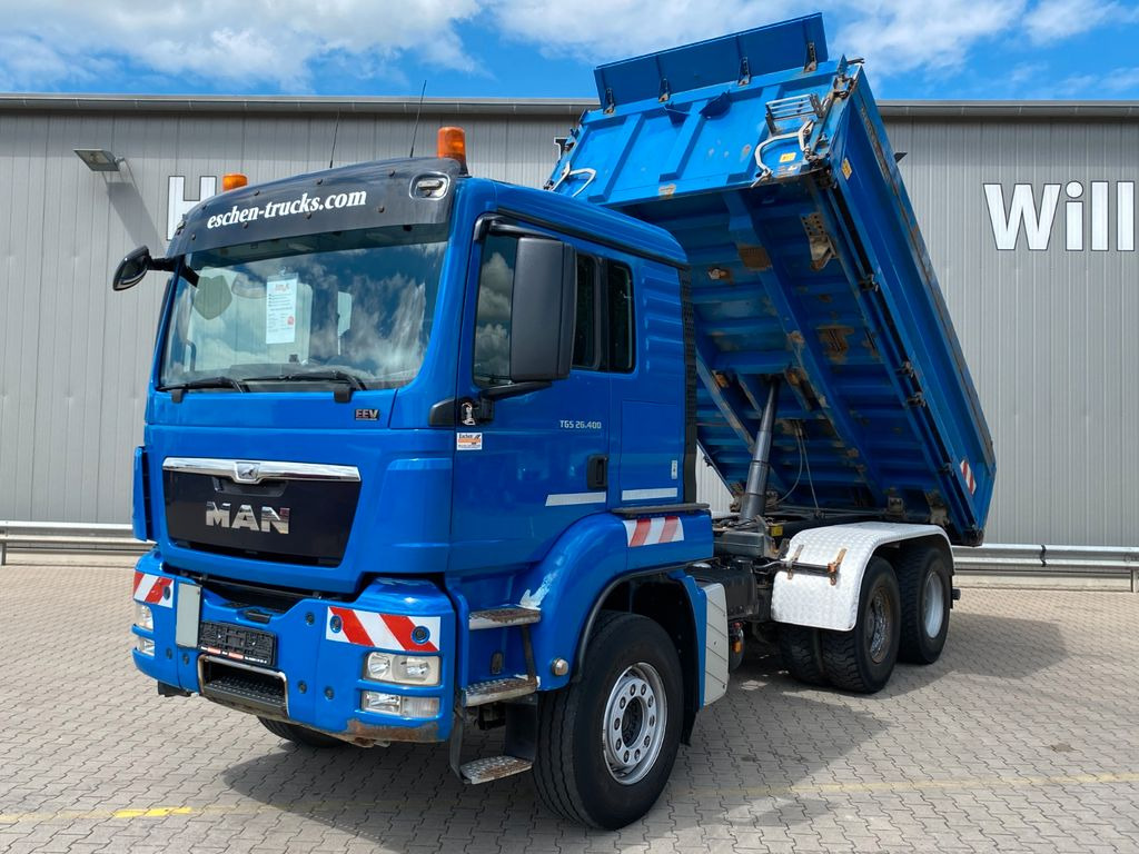 MAN TGS 26.400 6x4 | MEILLER*Navi*KIima*Intarder*AHK - Camion benne: photos 1 MAN TGS 26.400 6x4 | MEILLER*Navi*KIima*Intarder*AHK - Camion benne: photos 1