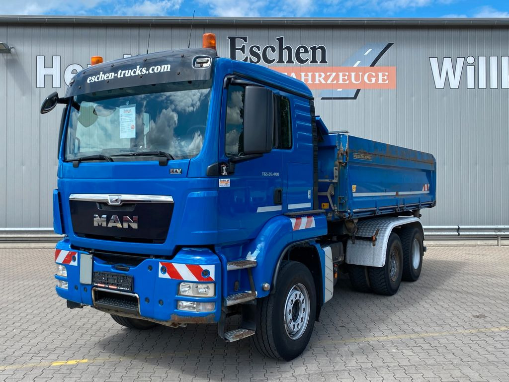 MAN TGS 26.400 6x4 | MEILLER*Navi*KIima*Intarder*AHK - Camion benne: photos 1 MAN TGS 26.400 6x4 | MEILLER*Navi*KIima*Intarder*AHK - Camion benne: photos 1
