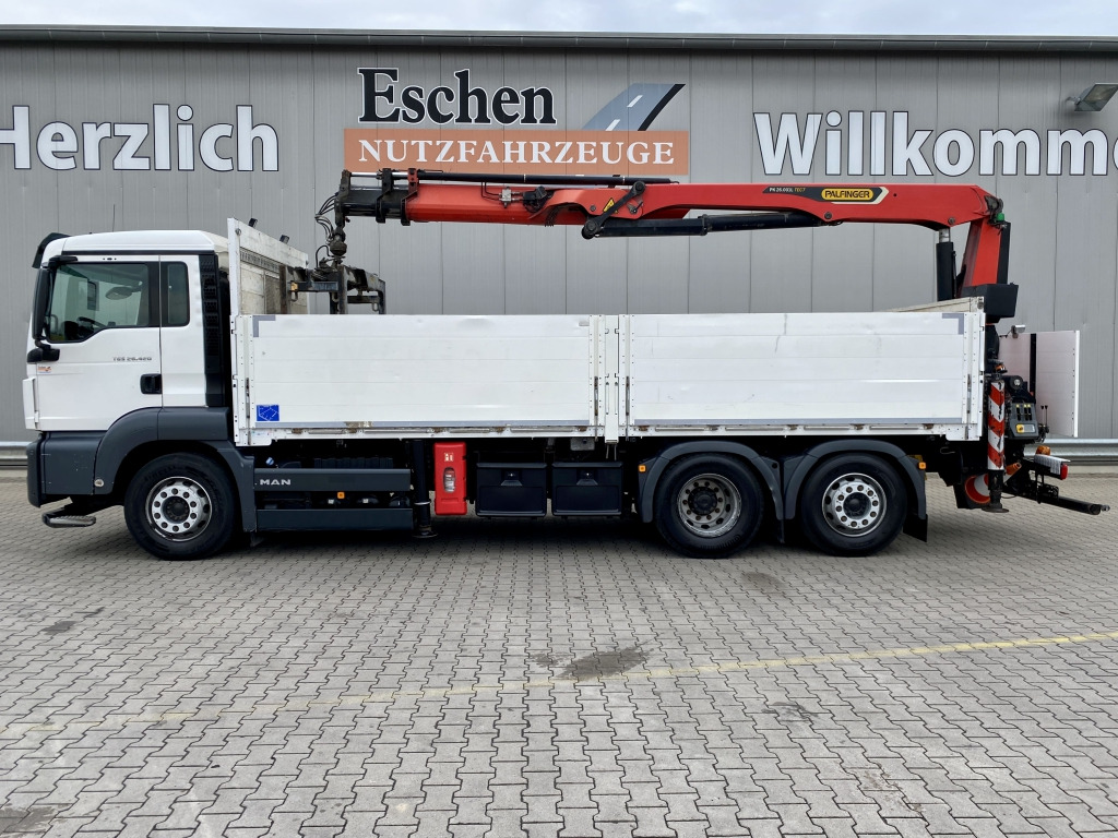 MAN TGS 26.420 6x2-4 LL / Palfinger PK 26.001 L Tec Heckkran - Camion plateau, Camion grue: photos 3 MAN TGS 26.420 6x2-4 LL / Palfinger PK 26.001 L Tec Heckkran - Camion plateau, Camion grue: photos 3
