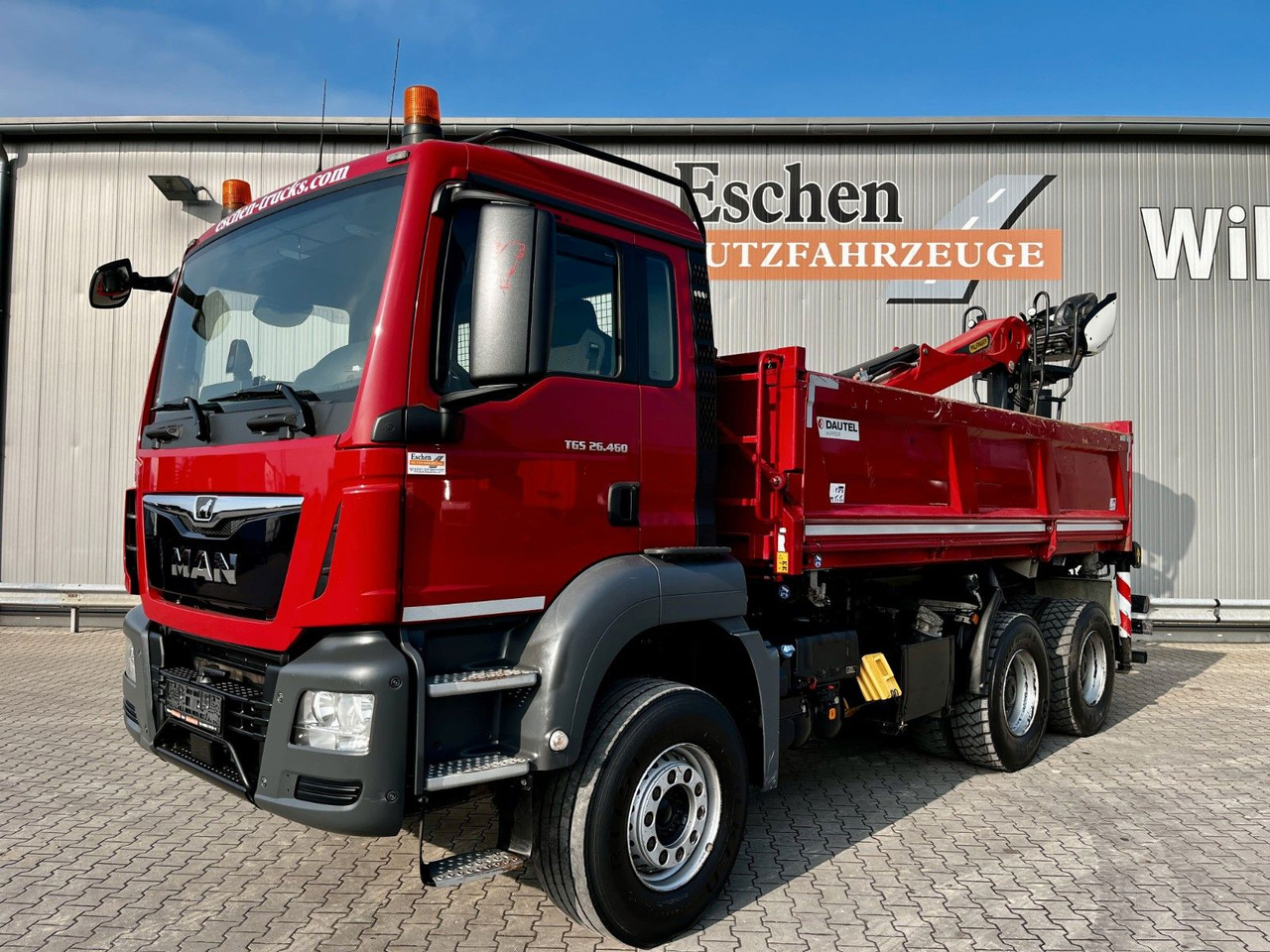 MAN TGS 26.460 6x4BB|Palfinger M12L83 Kran*Bordmatik - Camion benne, Camion grue: photos 2 MAN TGS 26.460 6x4BB|Palfinger M12L83 Kran*Bordmatik - Camion benne, Camion grue: photos 2