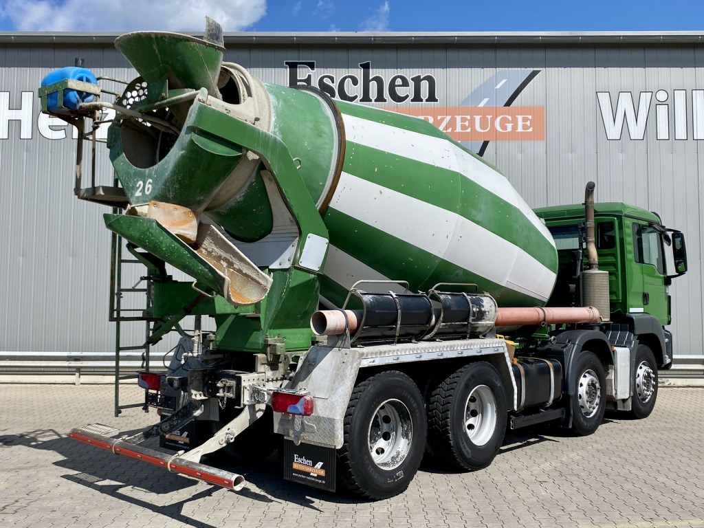MAN TGS 32.360 8x4 BB / 9 m³ Stetter-Aufbau - Camion malaxeur: photos 5 MAN TGS 32.360 8x4 BB / 9 m³ Stetter-Aufbau - Camion malaxeur: photos 5