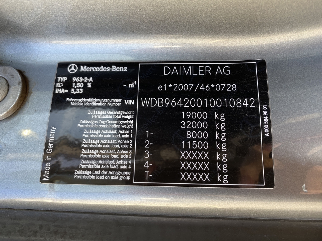 Mercedes-Benz 1832 4x2 / Fassi Kran - Camion benne, Camion grue: photos 4 Mercedes-Benz 1832 4x2 / Fassi Kran - Camion benne, Camion grue: photos 4