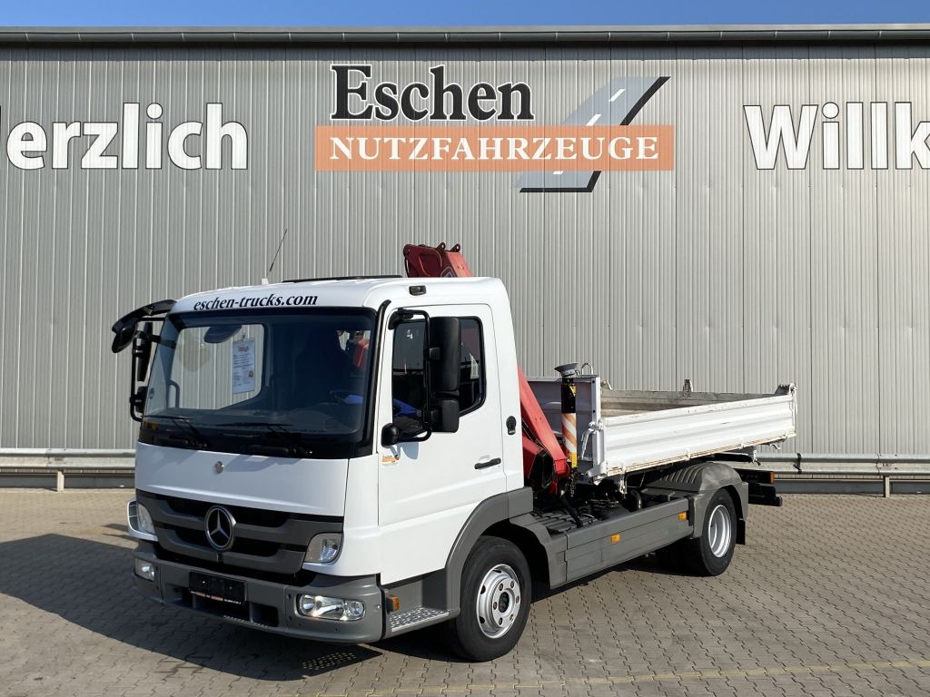 Mercedes-Benz 818 Atego | Fassi F65*MEILLER*PKW-AHK*1.Hand - Utilitaire benne: photos 2 Mercedes-Benz 818 Atego | Fassi F65*MEILLER*PKW-AHK*1.Hand - Utilitaire benne: photos 2