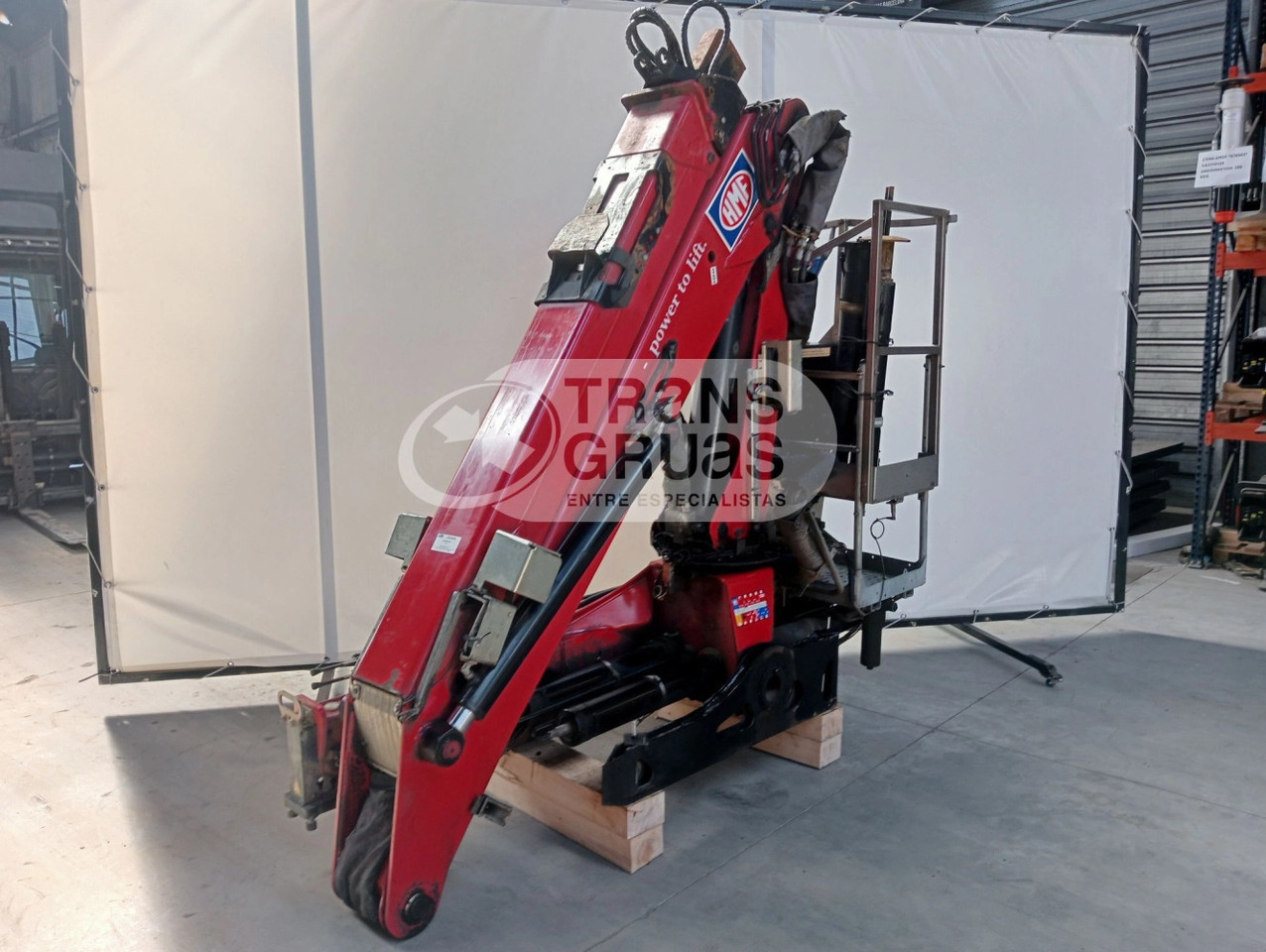 Grúa HMF 1244-Z1 - Grue auxiliaire pour Camion: photos 5 Grúa HMF 1244-Z1 - Grue auxiliaire pour Camion: photos 5